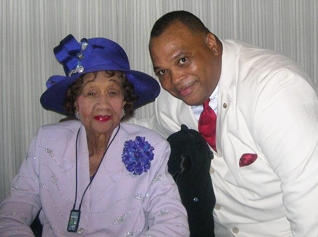 Marion S. Barry Jr. with Dr. Dorothy Height